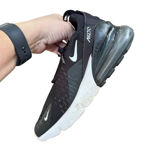 Nike Air Max 270 Women's Shoes in Black & White Size US 3.5Y - Picture 2 of 14
